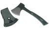 BLACK CAST STEEL AXE W/ RUBBER HANDLE