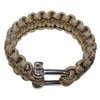 Bracelet, "Para", coyote tan, width 2.3 cm