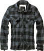 CHECK LONG SLEEVE SHIRT - BLACK/GREY- BRANDIT 