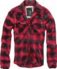 CHECK LONG SLEEVE SHIRT - RED/BLACK - BRANDIT 