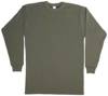 LONG SLEEVED UNDERSHIRT OD GREEN - MILITARY SURPLUS FROM THE GERMAN ARMY - USED