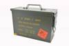 METAL AMMUNITION BOX - MILITARY SURPLUS FROM THE ITALIAN ARMY - LIKE NEW