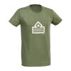 MILITARY RANK PRINTED COTTON T-SHIRT - CAPA - GREEN OD - DEFCON5