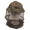 MOSQUITO HEAD NET - WITH METAL RING - MFH® - OD GREEN