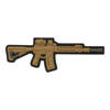 PATCH AR-15 3D PVC - COYOTE - M-TAC