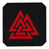 PATCH VALKNUT LASER CUT - BLACK/RED - M-TAC