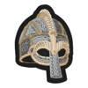 PATCH VIKINGT HELMET (EMBROIDERY) - BLACK - M-TAC