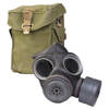 PROTECTIVE MASK WITH FILTER AND CARRYING BAG - BRITISH ARMY MILITARY SURPLUS - USED