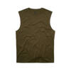 SLEEVELESS COTTON T-SHIRT - OLIVE - BRANDIT