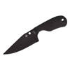 Spyderco Subway Bowie LC200N All Black fixed blade knife - Boker