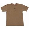 TROPICAL T-SHIRT WITH VELCRO AND GERMAN FLAG - BROWN - BW MILITARY SURPLUS - USED