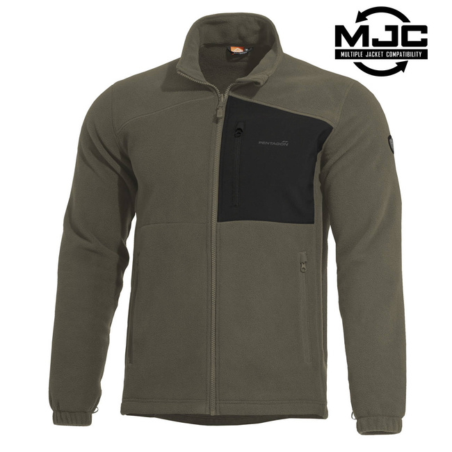 FLEECE JACKET WITH ZIPPER - ATHOS 2.0 - PENTAGON® - RAL7013