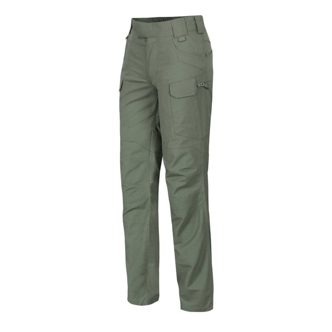 WOMEN'S URBAN TACTICAL PANTS -  UTP Resized®  - POLYCOTTON RIPSTOP - Helikon-Tex® - OD GREEN - LENGTH 32″