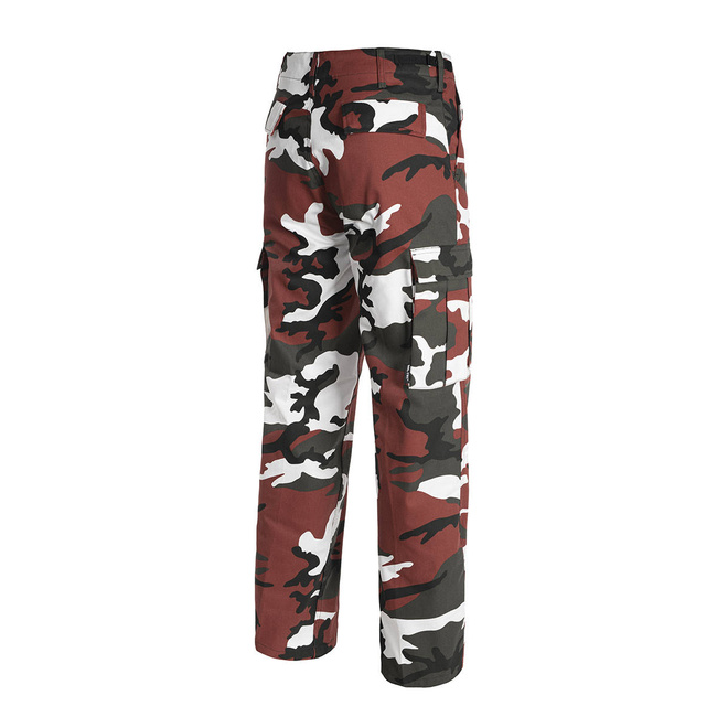 US RANGER FIELD PANTS - BDU STYLE - RED CAMO