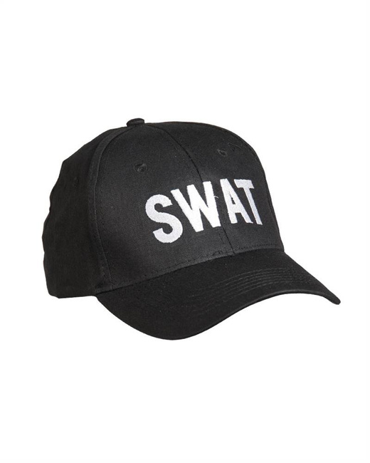 BLACK ′SWAT′ BASEBALL CAP