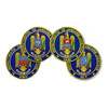 Emblema Inspectoratul de Jandarmi Judetean Caras-Severin, emblema IJJ CARAS-SEVERIN, cu aplicare Velcro (cu scai)