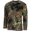 US SHIRT WITH LONG SLEEVES 170G/M2 - MFH® - BW CAMO