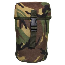POUCH PENTRU STICLA DE APA - MOLLE - SURPLUS MILITAR ARMATA OLANDEZA NL - 20 x 14 x 7 cm - CAMUFLAJ OLANDEZ NL - UZAT