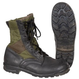BW TROPICAL BOOTS - OD GREEN - MILITARY SURPLUS - USED
