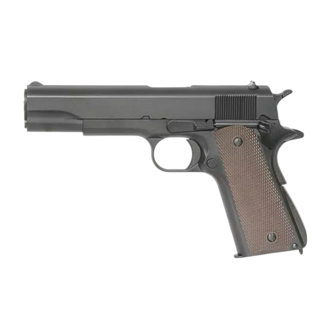 1911 PISTOL  REPLICA WITH GAS BLOWBACK - GBB - BLACK - GOLDEN EAGLE