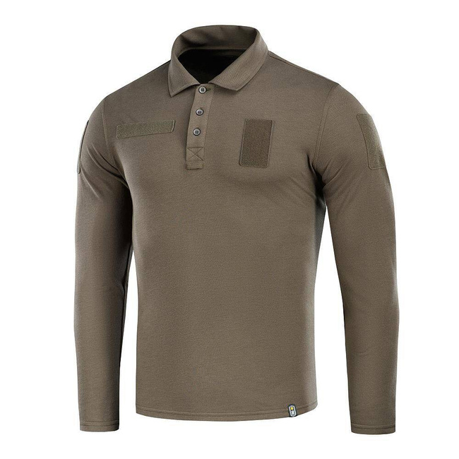 POLO TACTICAL SHIRT LONG SLEEVE 65/35 - DARK OLIVE - M-TAC