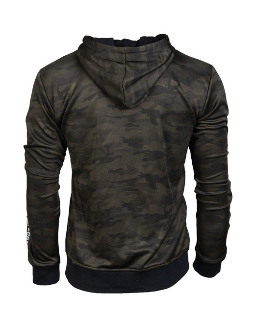 TRAINING JACKET, ZIPPED HOODIE - Mil-Tec® - WOODLAND CAMO 