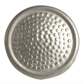 East German Alu 16mm Epaulets Button