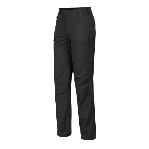 WOMEN'S URBAN TACTICAL PANTS -  UTP Resized®  - POLYCOTTON RIPSTOP - Helikon-Tex® - BLACK - LENGTH 34”