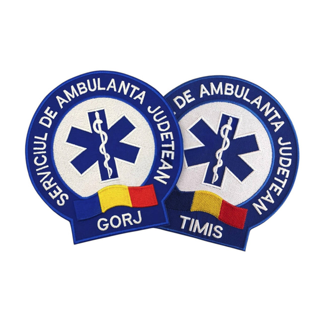 EMBLEMA AMBULANTA SAJ SPATE, CU APLICARE TERMICA - IASI