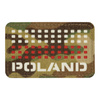 PATCH POLAND (WITH FLAG) LASER CUT 8x5 CM - MULTICAM/WHITE/RED - M-TAC