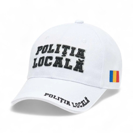CAP - LOCAL POLICE - PREMIUM QUALITY - 3D EMBROIDERY - WHITE