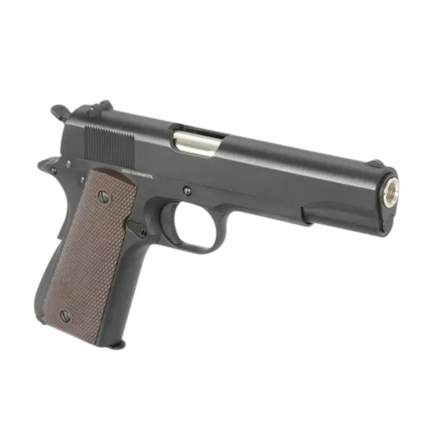 1911 PISTOL  REPLICA WITH GAS BLOWBACK - GBB - BLACK - GOLDEN EAGLE