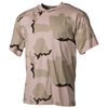 SHORT SLEEVE T-SHIRT - AMERICAN ARMY STYLE - MFH® - 3 COLORS DESERT