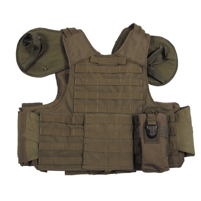 COMBAT VEST - "SWAT" - WITH QUICK RELEASE - MFH®  - OD GREEN