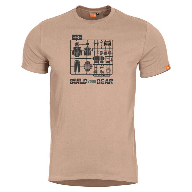 T-SHIRT - AGERON BUILD YOUR GEAR - Pentagon® - KHAKI