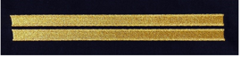 Embroidered captain marine fluvial emblem (custom message)