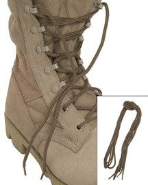 POLYESTER SHOE LACES - 80 CM - SET OF 2 PAIRS - Mil-Tec® - COYOTE