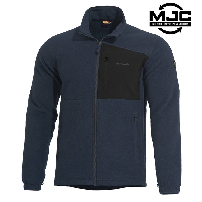 FLEECE JACKET WITH ZIPPER - ATHOS 2.0 - PENTAGON® - MIDNIGHT BLUE