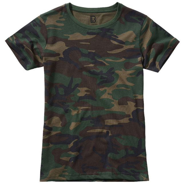 LADIES COTTON T-SHIRT -  WOODLAND - BRANDIT