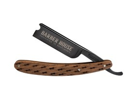 STRAIGHT RAZOR KNIFE - BARBER HOUSE - BROWN