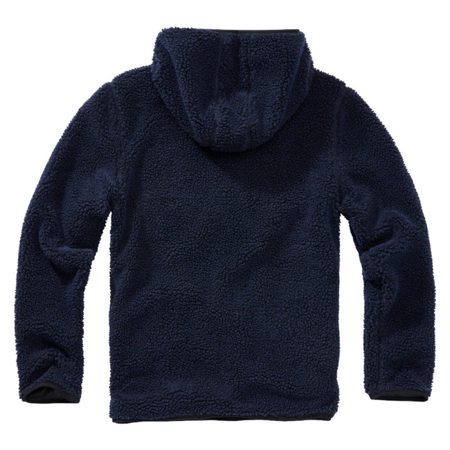 TEDDYFLEECE WORKER PULLOVER - NAVY BLUE - BRANDIT