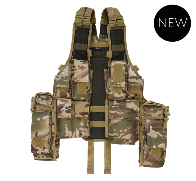 TACTICAL VEST - TACTICAL CAMO - BRANDIT