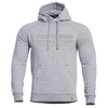 SWEATER WITH HOOD - "PHAETON - BORN FOR ACTION" - PENTAGON® - LIGHT GREY