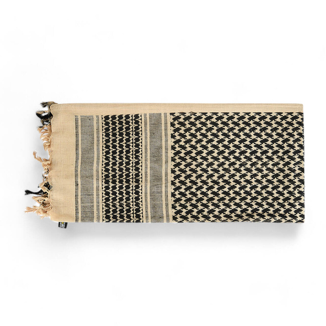 SHEMAGH SCARF - DENSE - KHAKI/BLACK - M-TAC