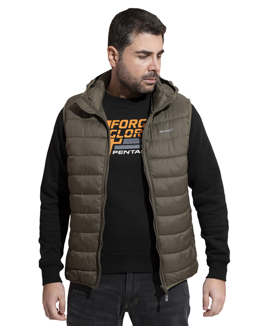 HOODED VEST - "AURORA" - PENTAGON® - CINDER GREY