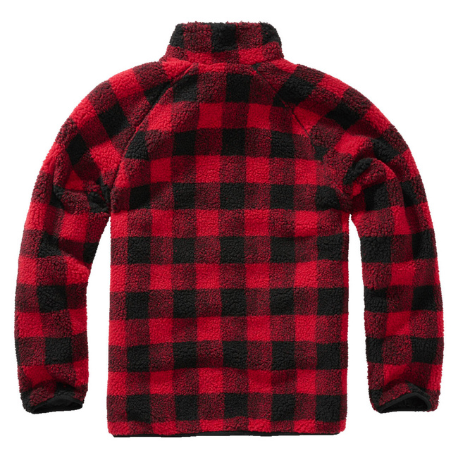 Teddyfleece Troyer Jumper - black/red - Brandit