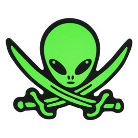 UFO OPERATOR PATCH - BLACK/GREEN - M-TAC