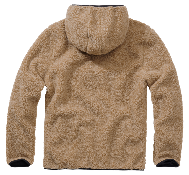 TEDDYFLEECE WORKER PULLOVER  - CAMEL - BRANDIT