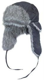 WINTER CAP RUSSIAN STYLE AVIATOR BLACK