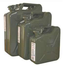 Metal fuel canister - 10L - Oliv
